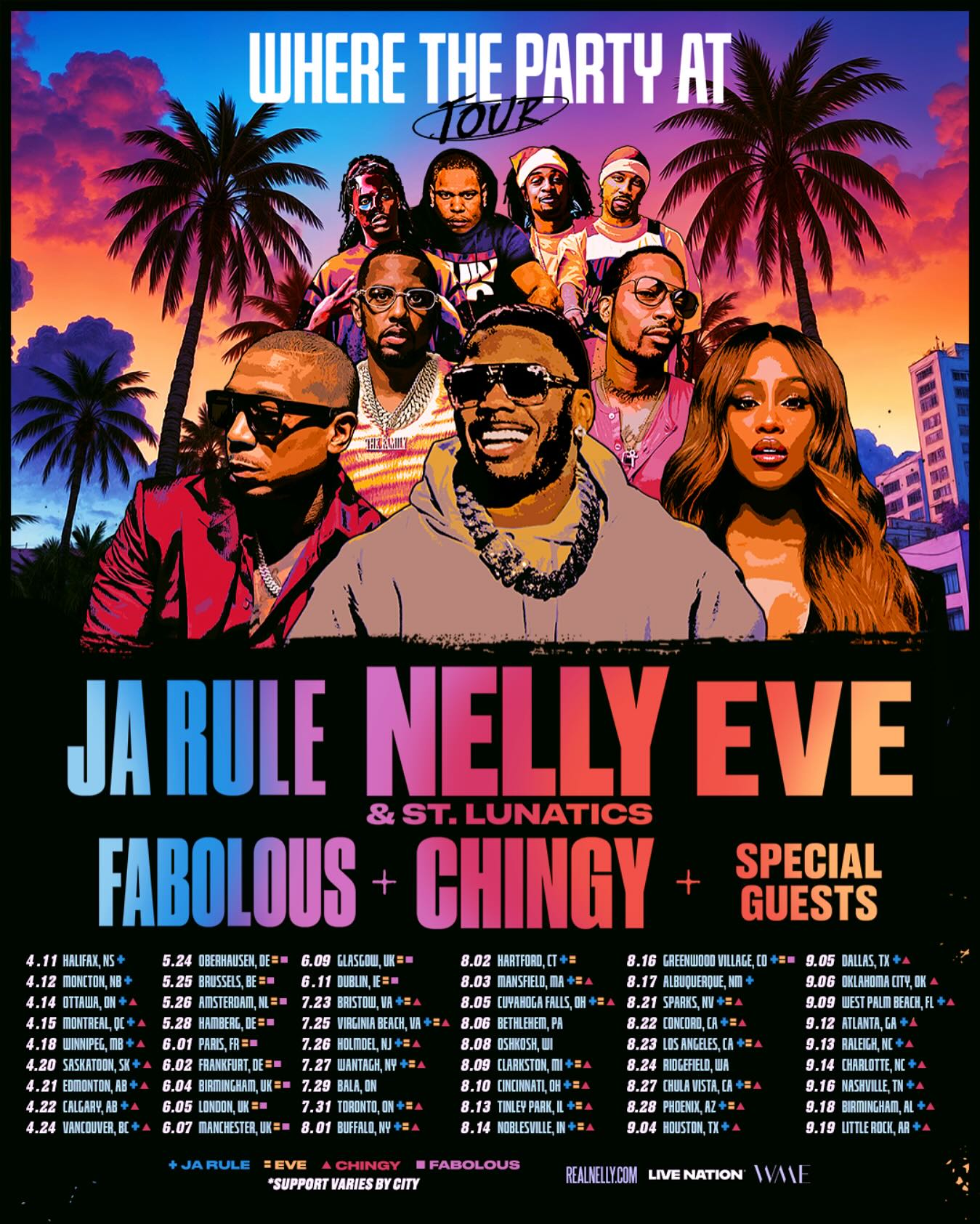 St. Lunatics Tour Poster